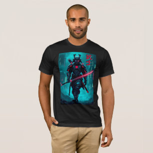Futuristic Samurai - Cyberpunk Aesthetic Tee