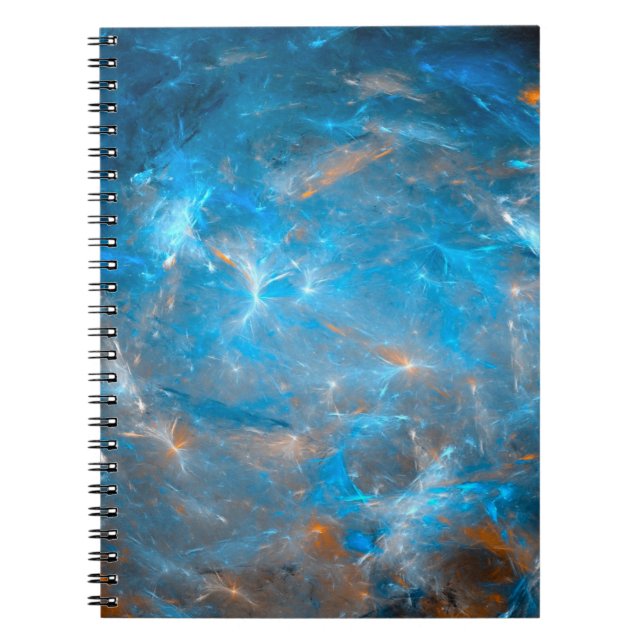 Futuristic space backgroundbackground,abstract,lig notebook (Front)