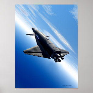 Futuristic Space Shuttle Poster