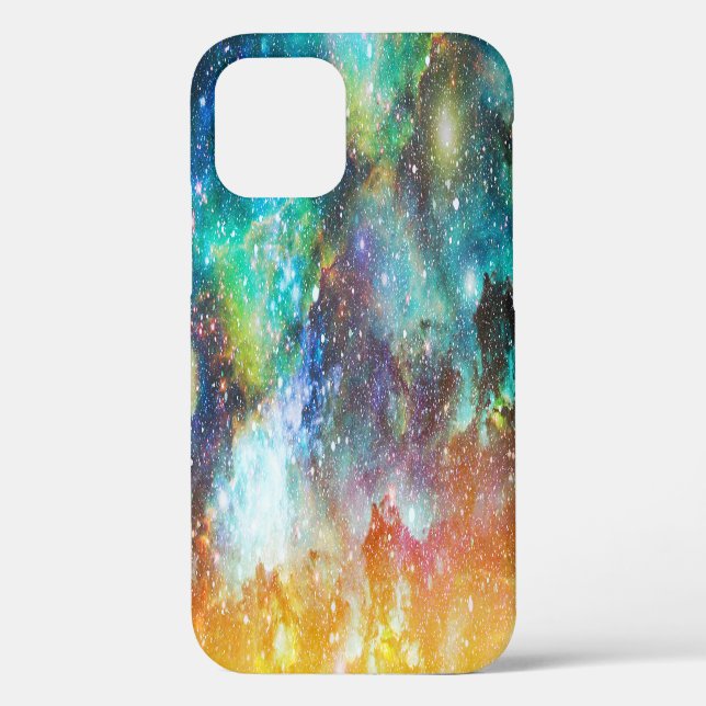 Futuristic space, starry nebula background. Case-Mate iPhone case (Back)