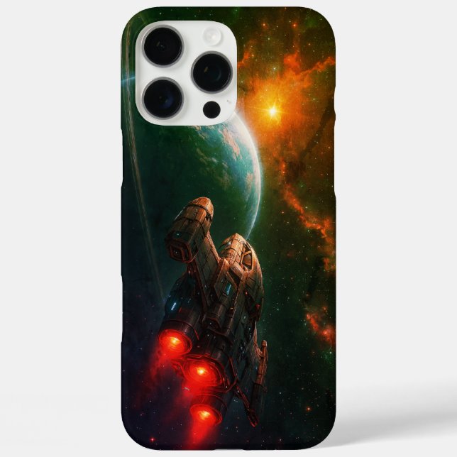 Futuristic Spaceship Case-Mate iPhone Case (Back)