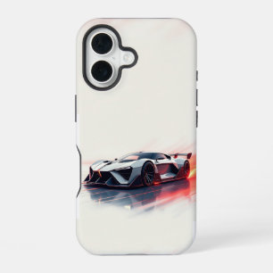 Futuristic Sports Car – Sleek AI-Generated Design  iPhone 16 Case