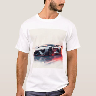 Futuristic Sports Car – Sleek AI-Generated Design T-Shirt