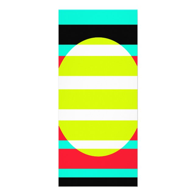 Futuristic sunset rack card (Front)