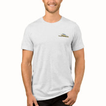 Futuristic T-Shirt. Flying vehicle.