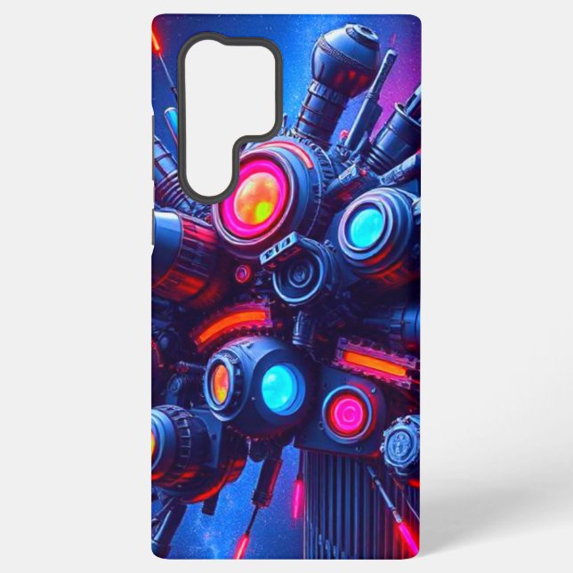 Futuristic Tech Orb Samsung Galaxy S22 Ultra Cases (Back)