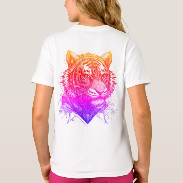 Futuristic Tiger T-Shirt (Back)
