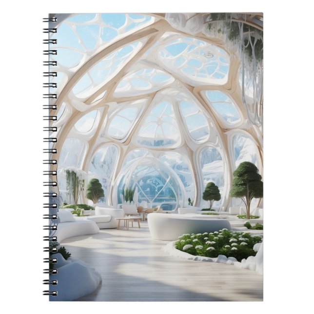 Futuristic town notebook (Front)