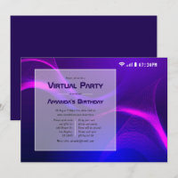Futuristic Virtual Birthday Party