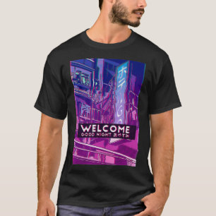 Futuristic waporwave Aesthetic Style Japanese stre T-Shirt