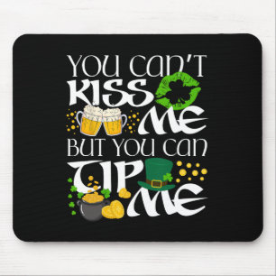 Fuuny Irish St Patrick's Day Waitress Rtender Sham Mouse Pad