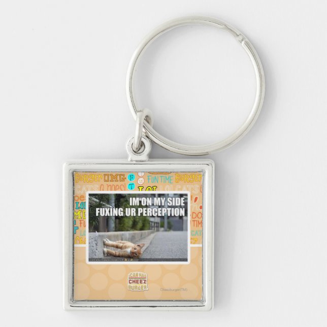 Fuxing Ur Perception Keychain (Front)