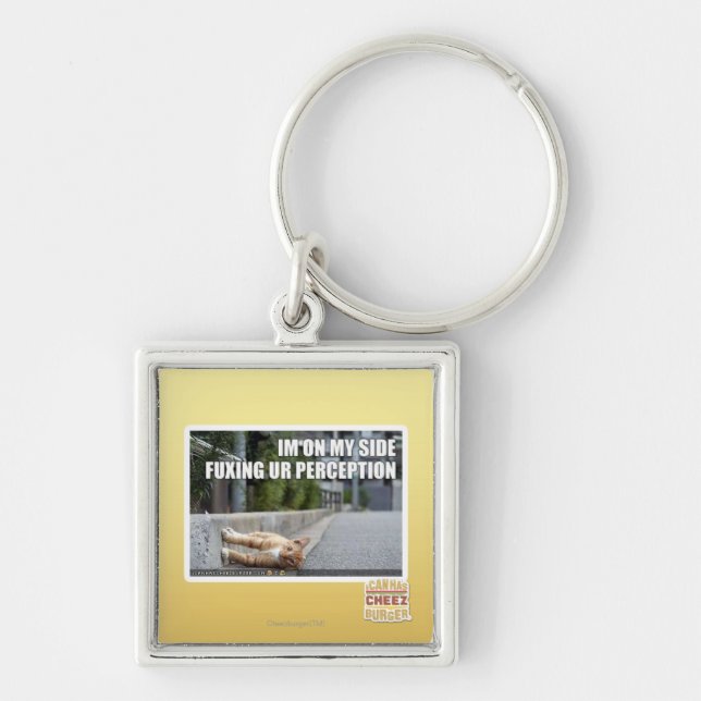 Fuxing Ur Perception Keychain (Front)