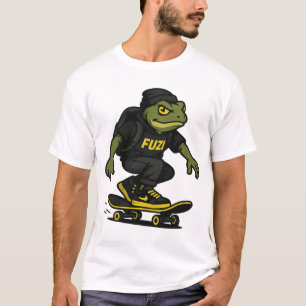 FUZI – Urban Skater Frog Streetwear T-Shirt