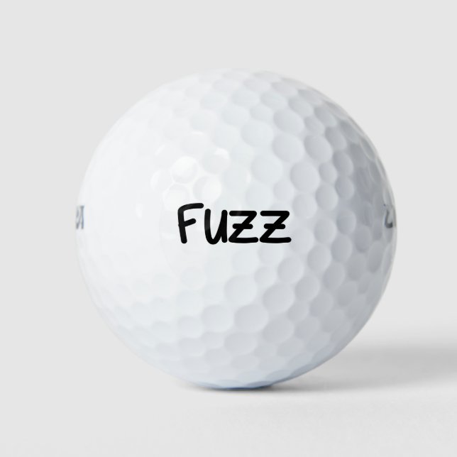 Fuzz Golf Balls (Front)