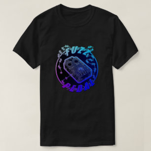 Fuzz Pedal - Electric Shock Multi-colour Blue/Purp T-Shirt
