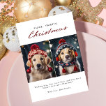 Fuzz-Tastic | Christmas Pet Dog Photo Collage Holiday Card<br><div class="desc">"Delight your loved ones with our 'Fuzz-Tastic | Christmas Pet Dog Photo Collage Holiday Card.' This playful and festive card showcases the spirited phrase 'Fuzz-Tastic Christmas' in a vibrant display, capturing the joy of the season in a whimsical style. Customizable with a delightful dog photo collage of up to two...</div>