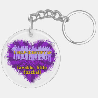 fuzzball keychain