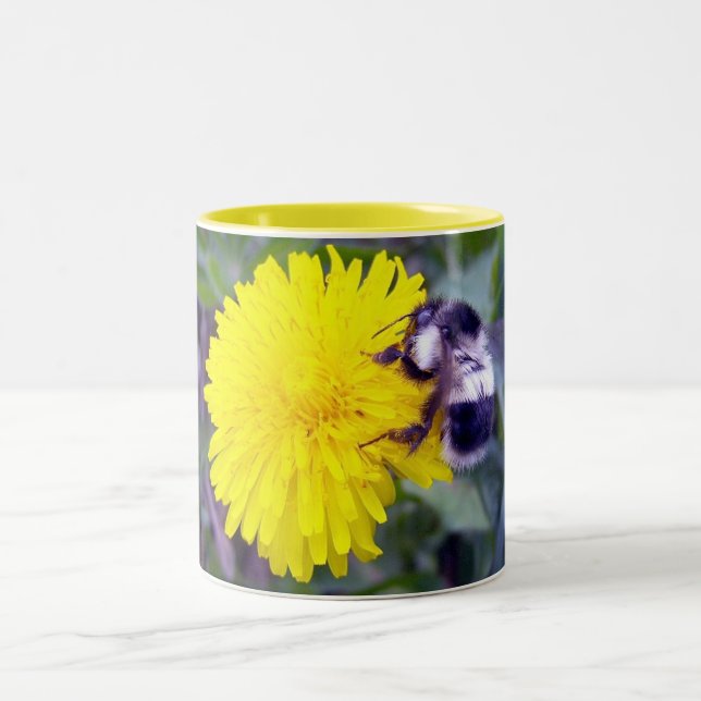 Fuzzy Bee Mug (Center)