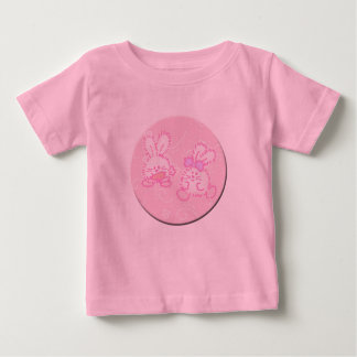 Fuzzy Cotton Tail Bunnies Baby T-Shirt