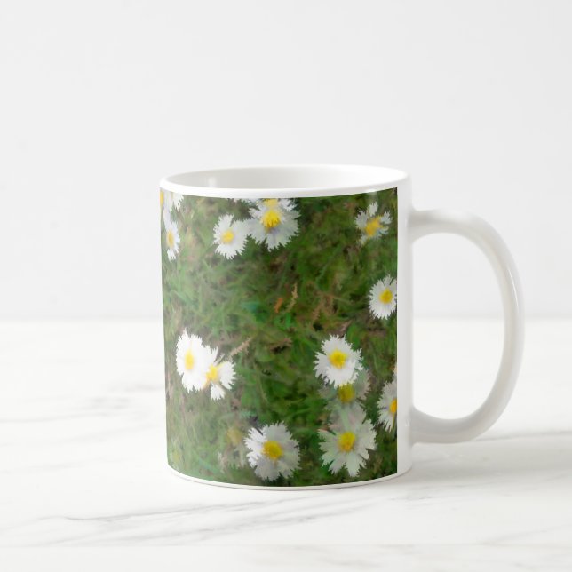 Fuzzy Daisy Mug (Right)