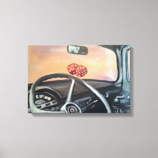 Fuzzy Dice Canvas Print
