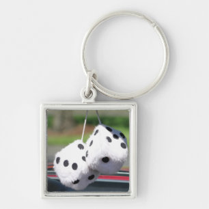 Fuzzy Dice Keychain