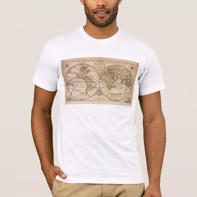 Fuzzy Express® Old Map #3 T-Shirt (Front)