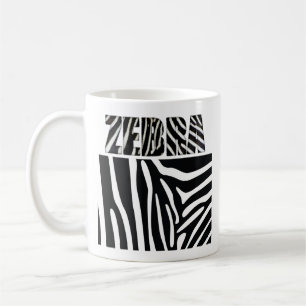 Fuzzy Express® Zebra Animal Print Coffee Mug