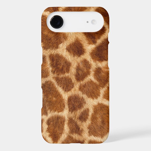 Fuzzy Giraffe Fur Pattern Case-Mate iPhone Case (Back)
