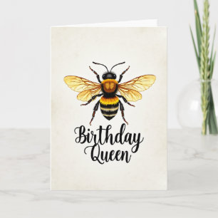 Fuzzy Insect Birthday Wish Card