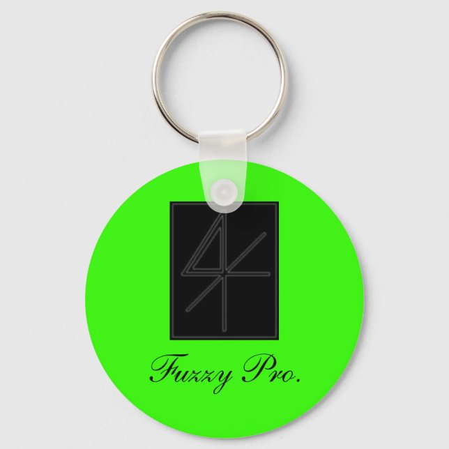 Fuzzy Pro. keychain (Front)