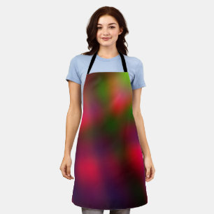 Fuzzy Rainbow Colour Apron