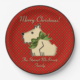 Fuzzy Wuzzy Scottish Guard (Personalized) Paper Plate