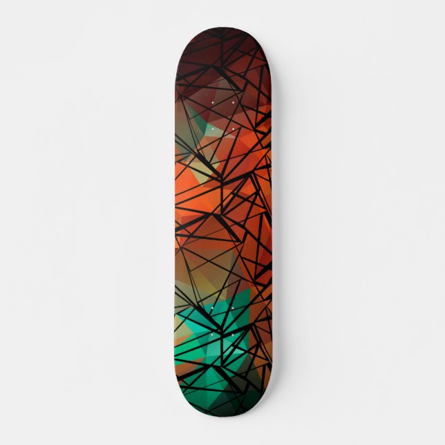 FuzzyFoxArt , polygon  Skateboard (Front)