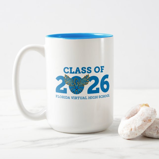 FVHS Class of 2026  Two-Tone Coffee Mug (With Donut)
