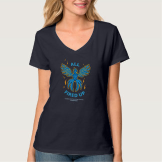 FVHS Firebirds - All Fired Up, Navy Women's T-Shirt