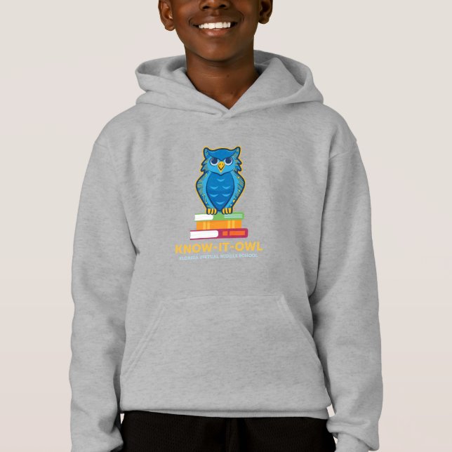 FVMS Know It All, Grey Hoodie (Front)