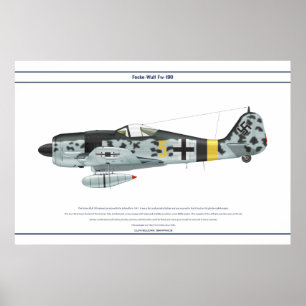 Fw-190 A-9 JG5 1 Poster
