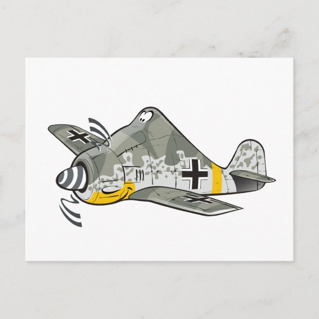 fw-190 focke wolf postcard (Front)