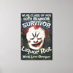 FW HG SL Survivor WLHS 50TH REUNION CLASS 1975 Canvas Print