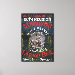 FW HG SL Survivor WLHS 50TH REUNION CLASS 1975 Canvas Print