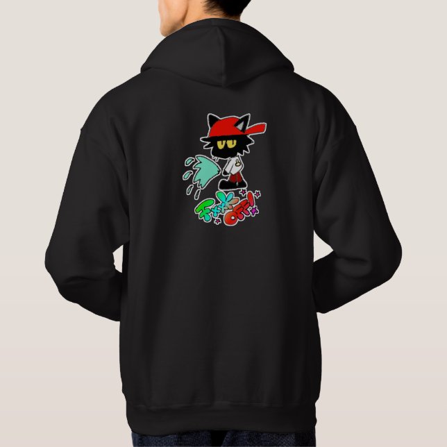 fxxk off! hoodie (Back)