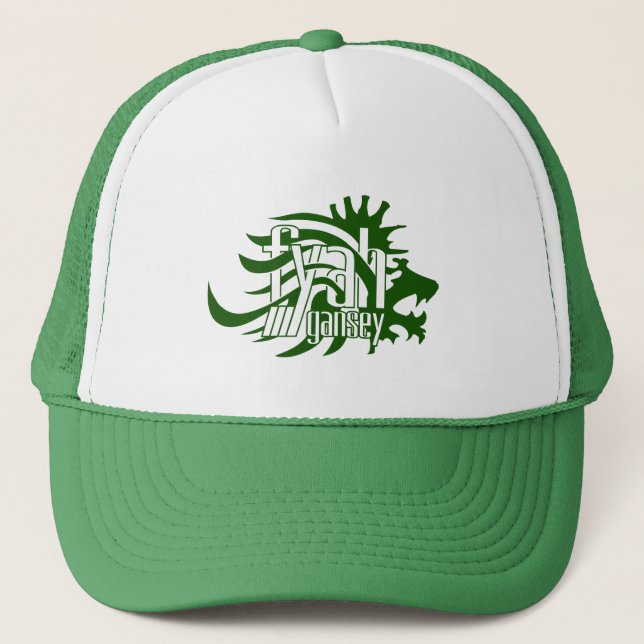 Fyah Gansey Crown Trucker Hat (Front)