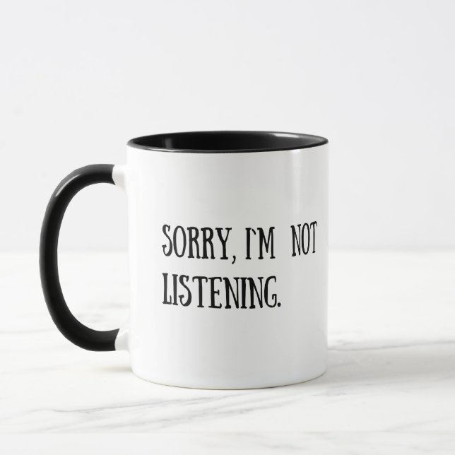fynny sarcastic sayings quotes mug (Left)