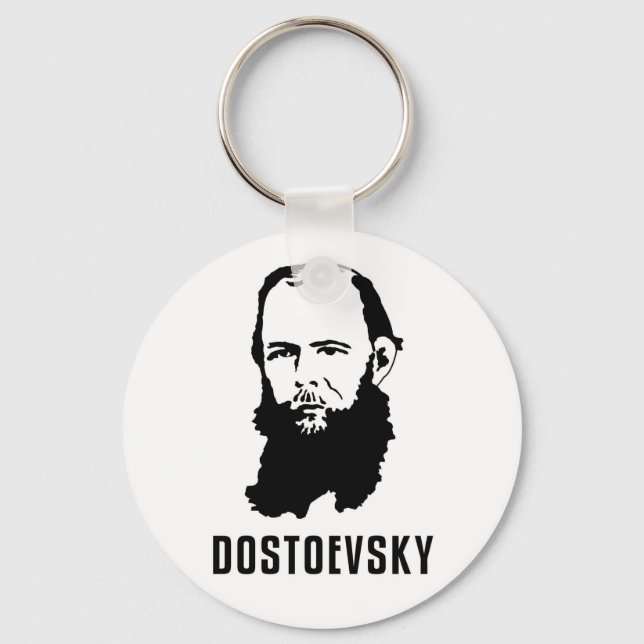 Fyodor Dosoevsky Keychain (Front)
