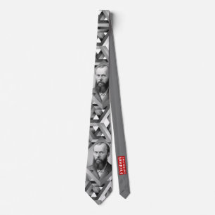 Fyodor Dostoevsky - Geometric elegant style Tie