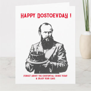Fyodor Dostoevsky - Happy Birthday  Card