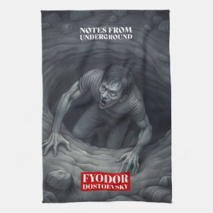Fyodor Dostoevsky quote Russian writers Kitchen Towel