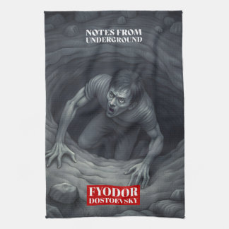 Fyodor Dostoevsky quote Russian writers Kitchen Towel